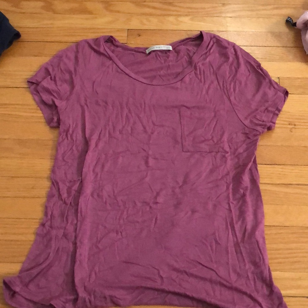 basic  pink shirt